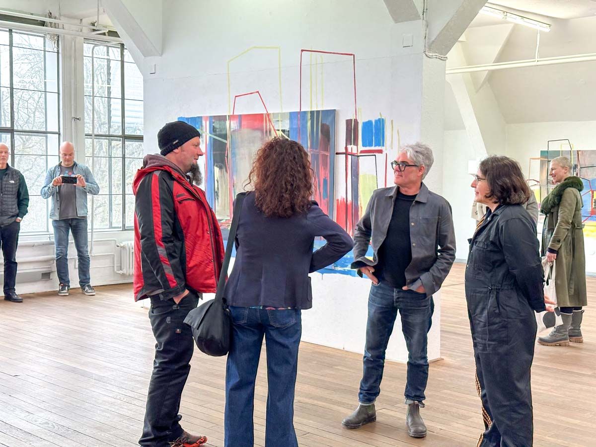 Wir waren beim Artist Talk in der Ausstellung »Auf Sicht«