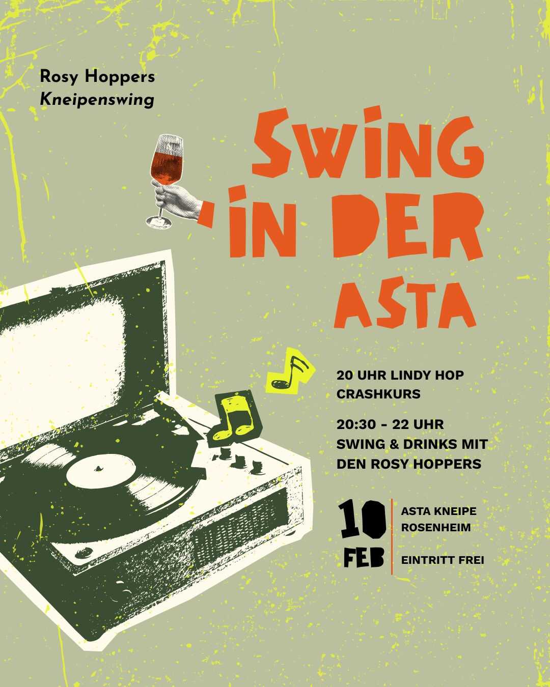 Swing-Vibe am Kneipenabend in der Asta