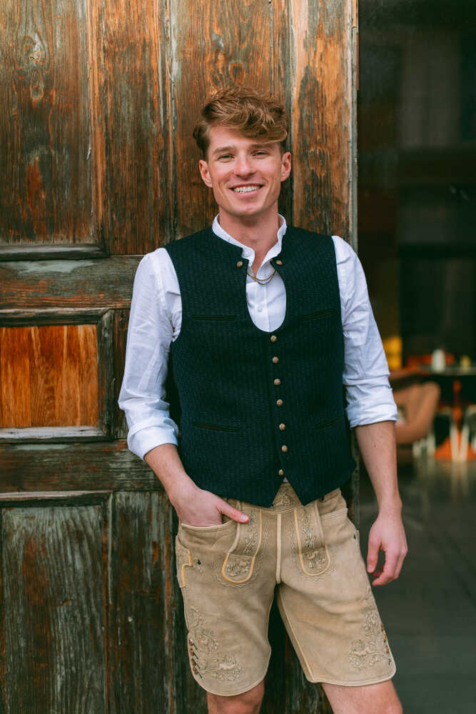 Beo Gott sei Dank Weste dunkelblau