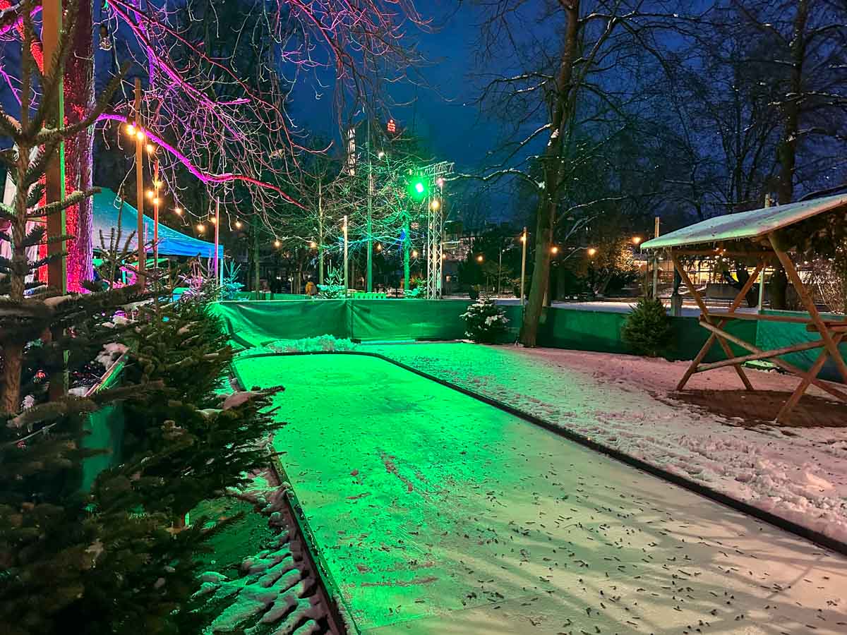 Kunststoff-Eisstockbahn Rosenheimer Winterzauber 