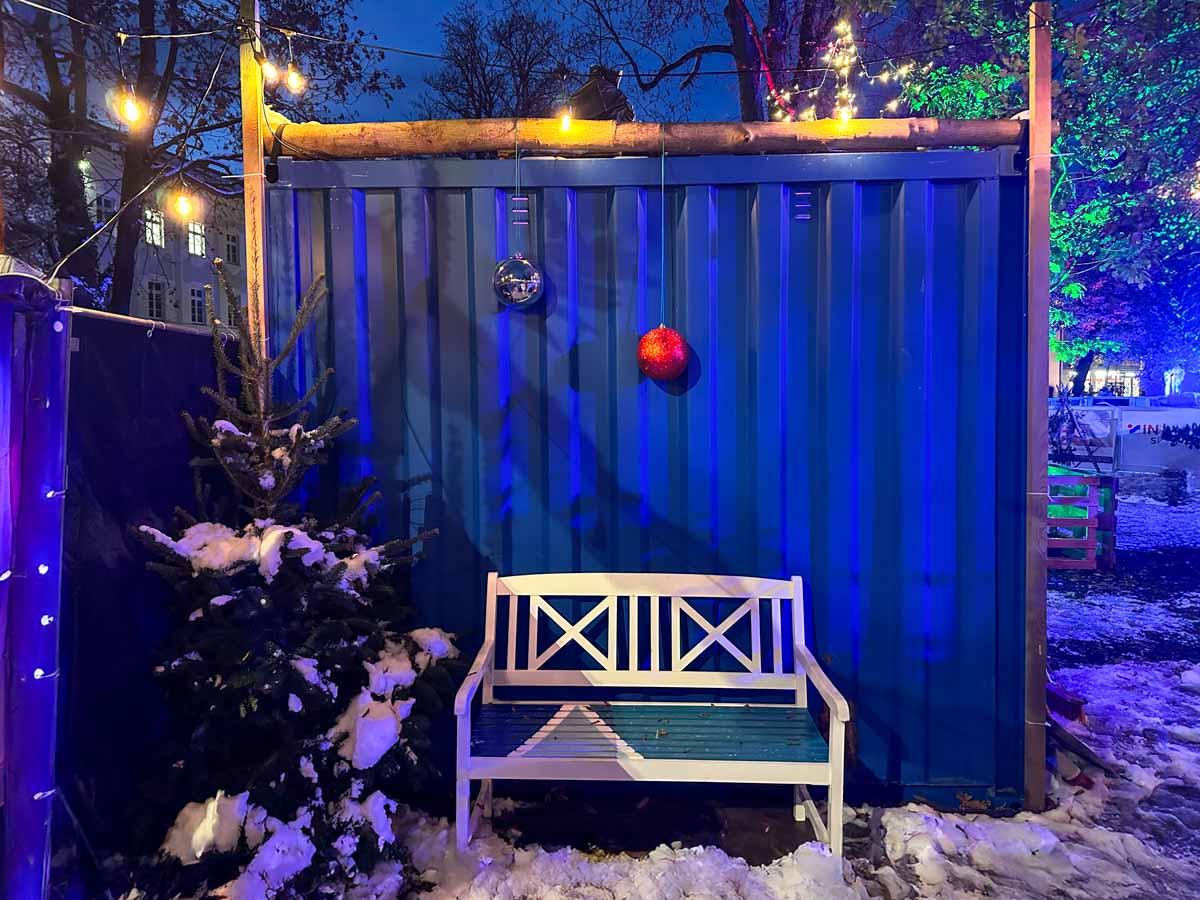 Rosenheimer Winterzauber Bank