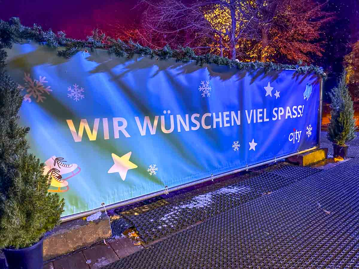 Rosenheimer Winterzauber Bank