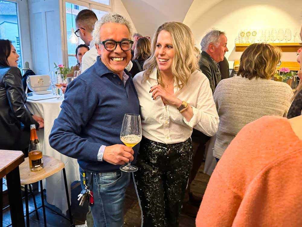 Eric und Georgia Brodka - Eröffnung Brodkas Färber©Stadttipps Rosenheim