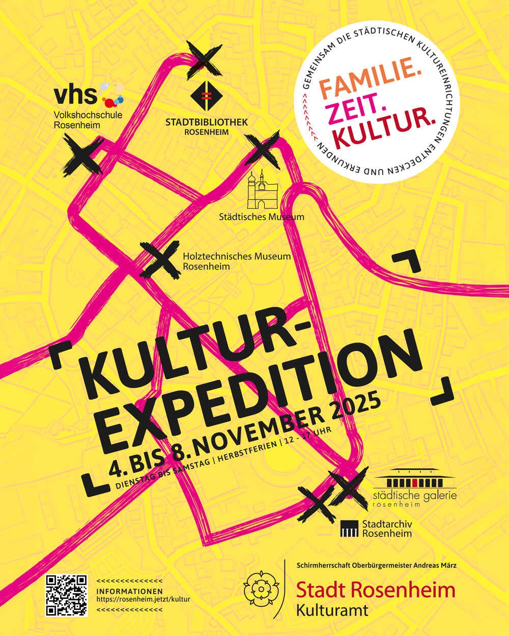 Familie.Zeit.Kultur. Kulturexpedition durch die Kultureinrichtungen