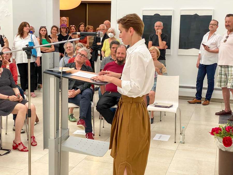 Dr. Olena Balun, Vorsitzende des Kunstverein Rosenheim.