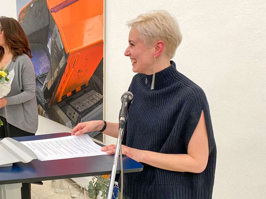 Dr. Olena Balun, Vorsitzende des Kunstverein Rosenheim.