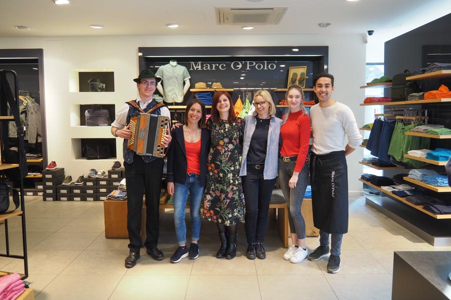 Das wunderbare Marc O'Polo Men Come Together Gastgeber-Team 