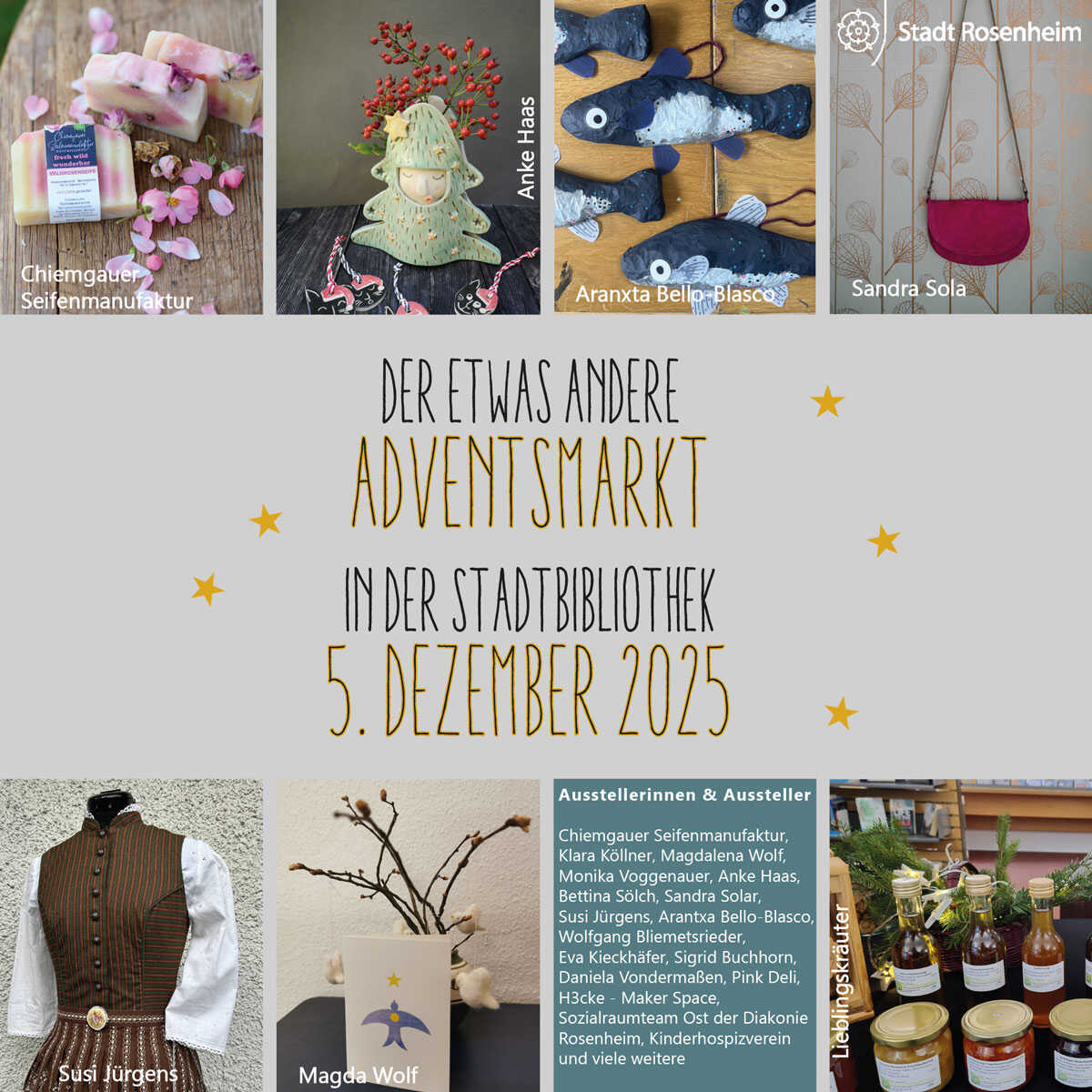 Der etwas andere Adventsmarkt in der Stadtbibliothek
