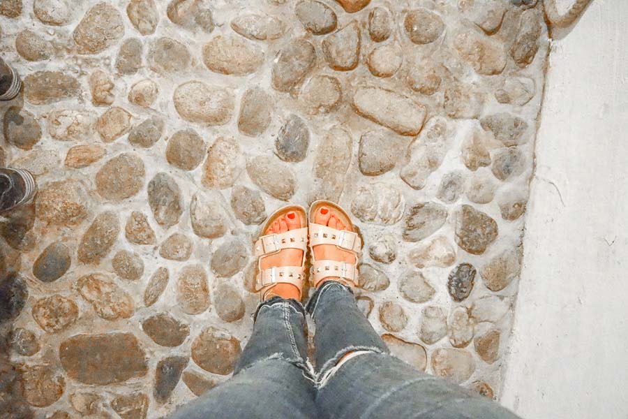 Vom Salz zum Bier Boden Bierfässer und Eisblöcke