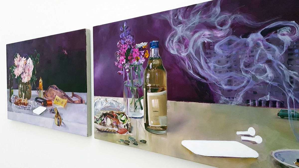 innerfields watchlist und prekaer acryl auf leinwand 2022