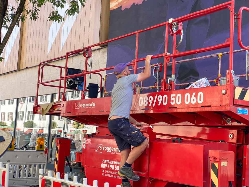 Transit Art Rosenheim - Wand Sport Karstadt 07