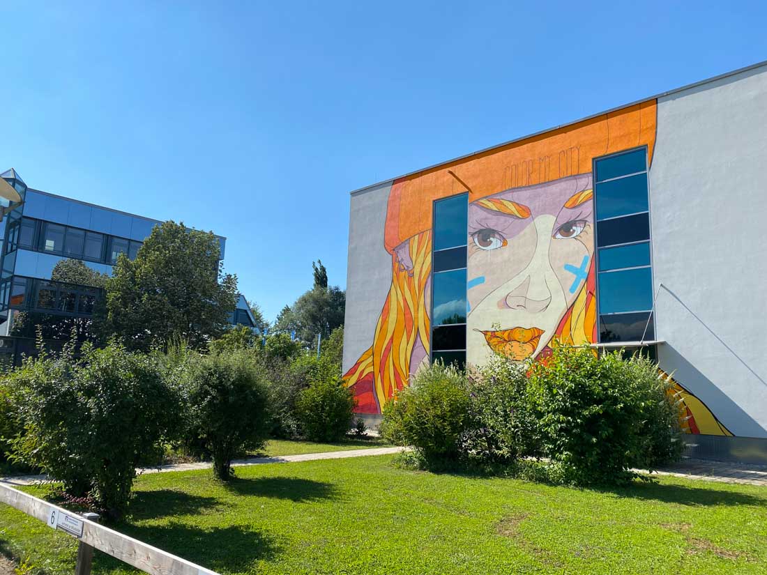 Transit Art Wand Volksbank Raiffeisenbank Künstler El Bocho Berlin