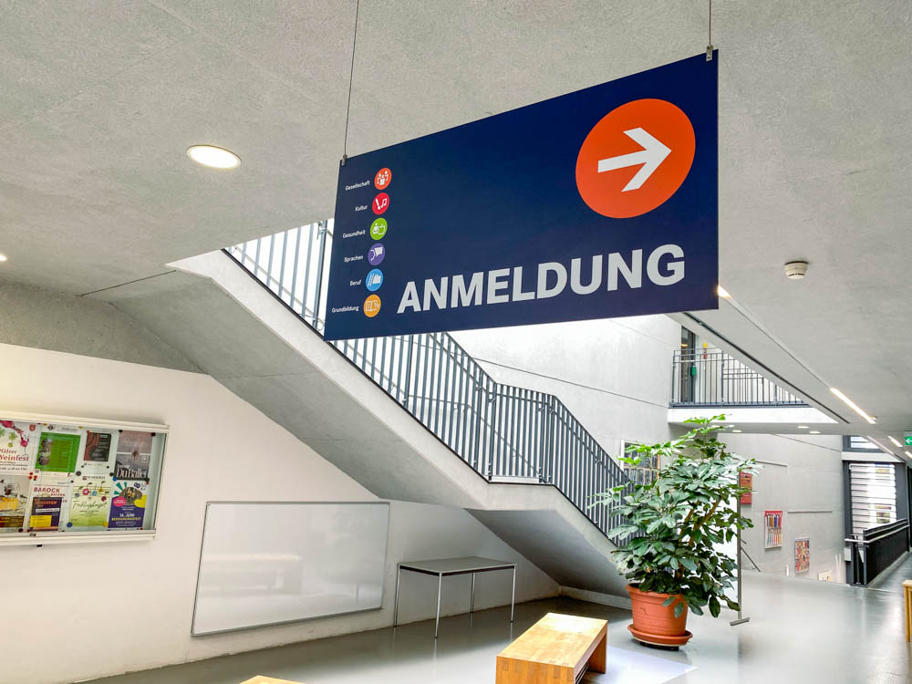 Anmeldung Volkshochschule Rosenheim @stadttipps rosenheim