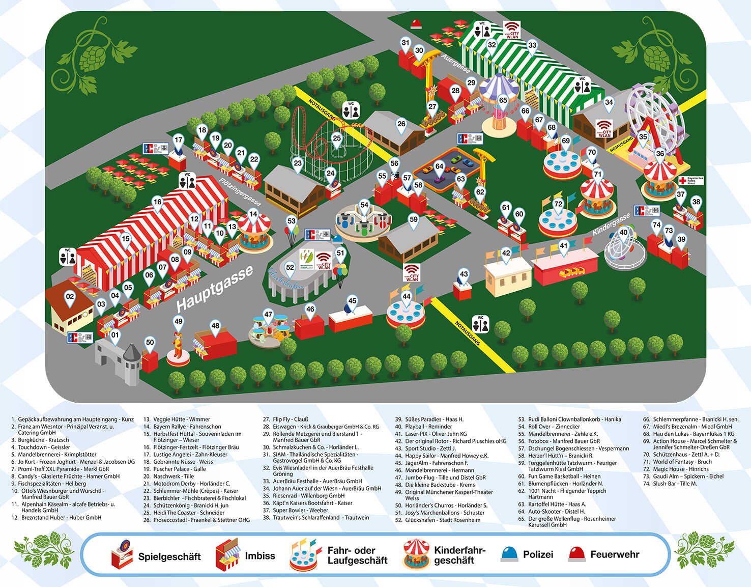 lageplan herstfest rosenheim 2025