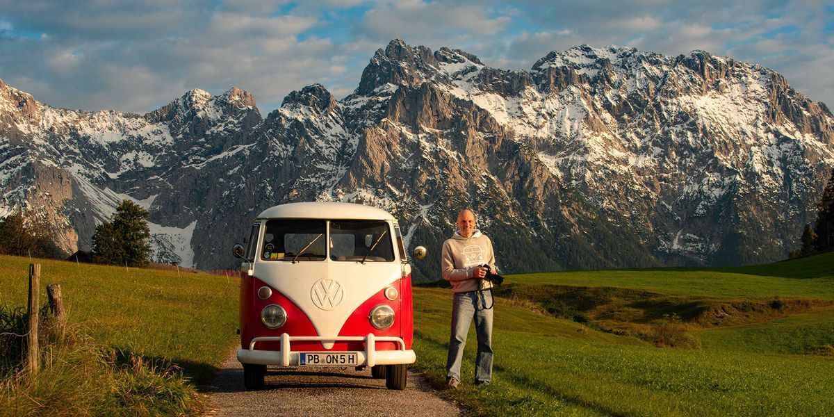 Peter Gebhard mit seiner Live-Reportage »360° Deutschland« im KU'KO