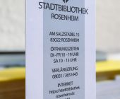 Bibliotheksausweis für die Stadtbibliothek Rosenheim für ein Jahr verschenken