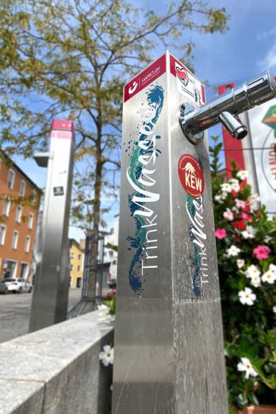 Trinkwasser Säule Stadtbibliothek am Salzstadel