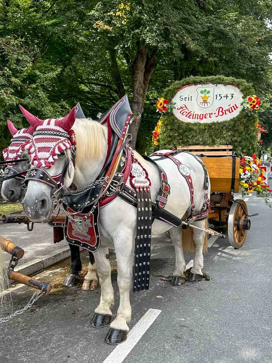 Nachschub Bierfassl Herbstfest Rosenheim